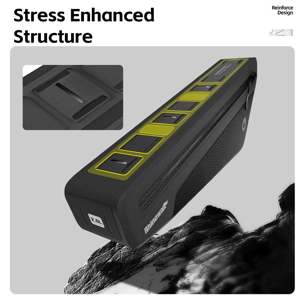 Rhinowalk إطار دراجة هوائية حقيبة IPX4 مقاوم للماء Bikepacking 2.6L/1.7L ل Mtb الطريق الحصى دراجة اكسسوارات الطلاء آمنة صالح