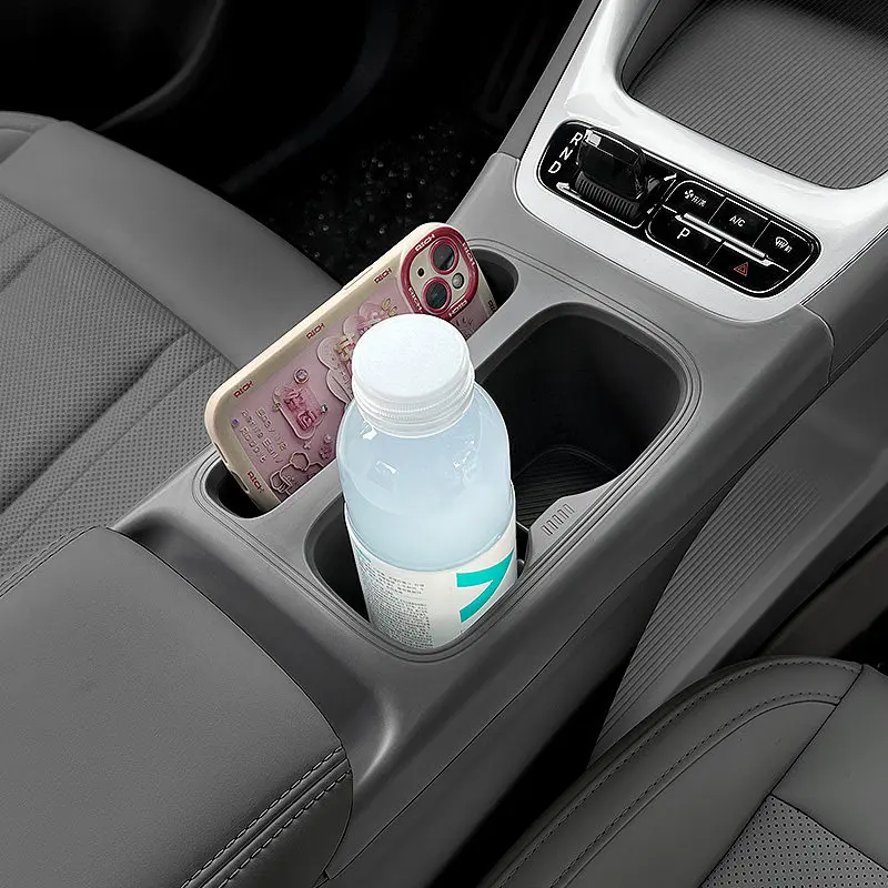Silicone Anti-Dirt Cup Holder Pad Central Console Decor Accessories for 2026 Geely EX2 Xingyuan
