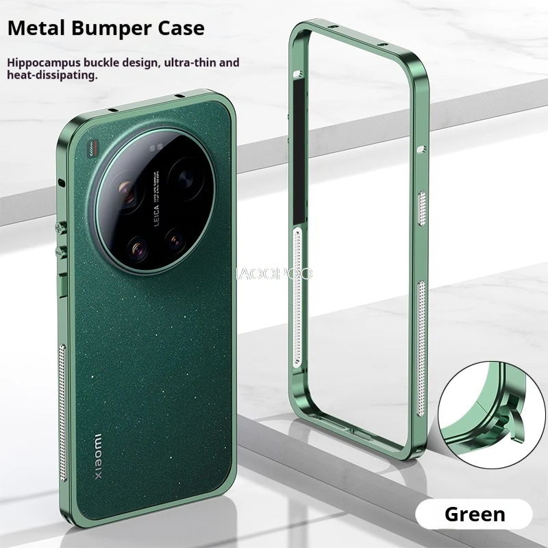 Modische Aluminium-Metallrahmen-Schutzhülle für Xiaomi 17 ProMax 17 15 Ultra 15 Pro Ultradünn Leichtgewicht