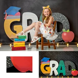 Outstanding Graduates Backgrounds Kids Adult Photography Props Child Baby Back To School Season Decors Photo Studio Backdrops