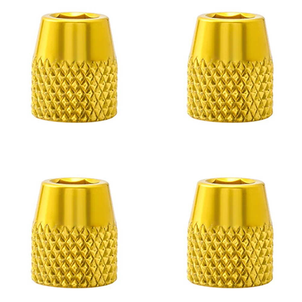 

4 Pcs Brake Block Fixing Nut Bike Accessories and Bolt for Bicycle Aluminum Alloy