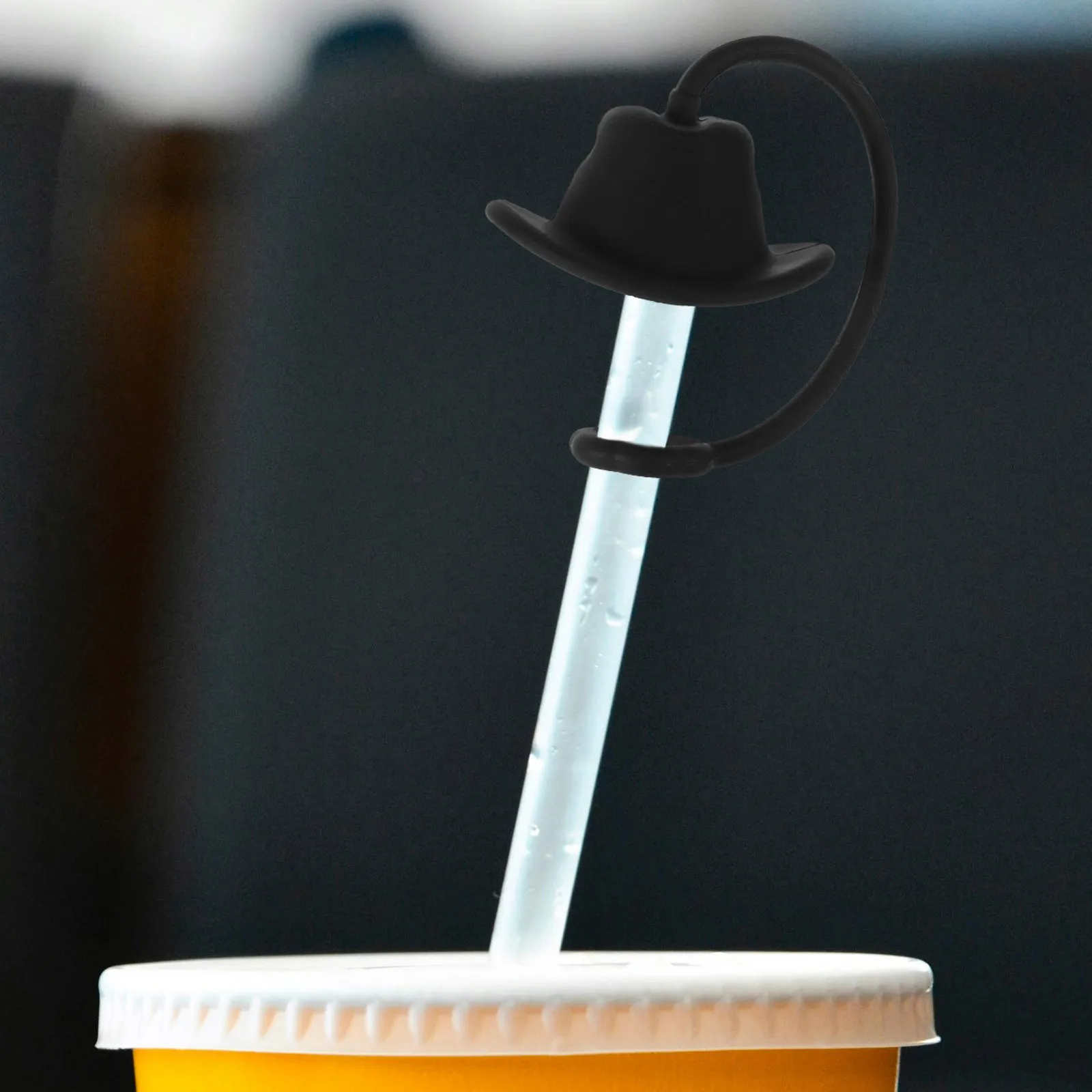 

10 Pcs Silicone Straw Cover for Straws Toppers Hats Cap Cute Protector Replacement Tips