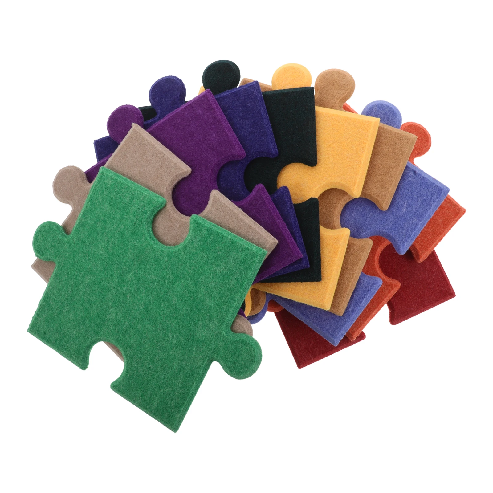 

10pcs Board Tiles Self Felt Board Tiles For Walls Adhesive Wall Stickers Decor Puzzle Bulletin Kids Room Office Photo