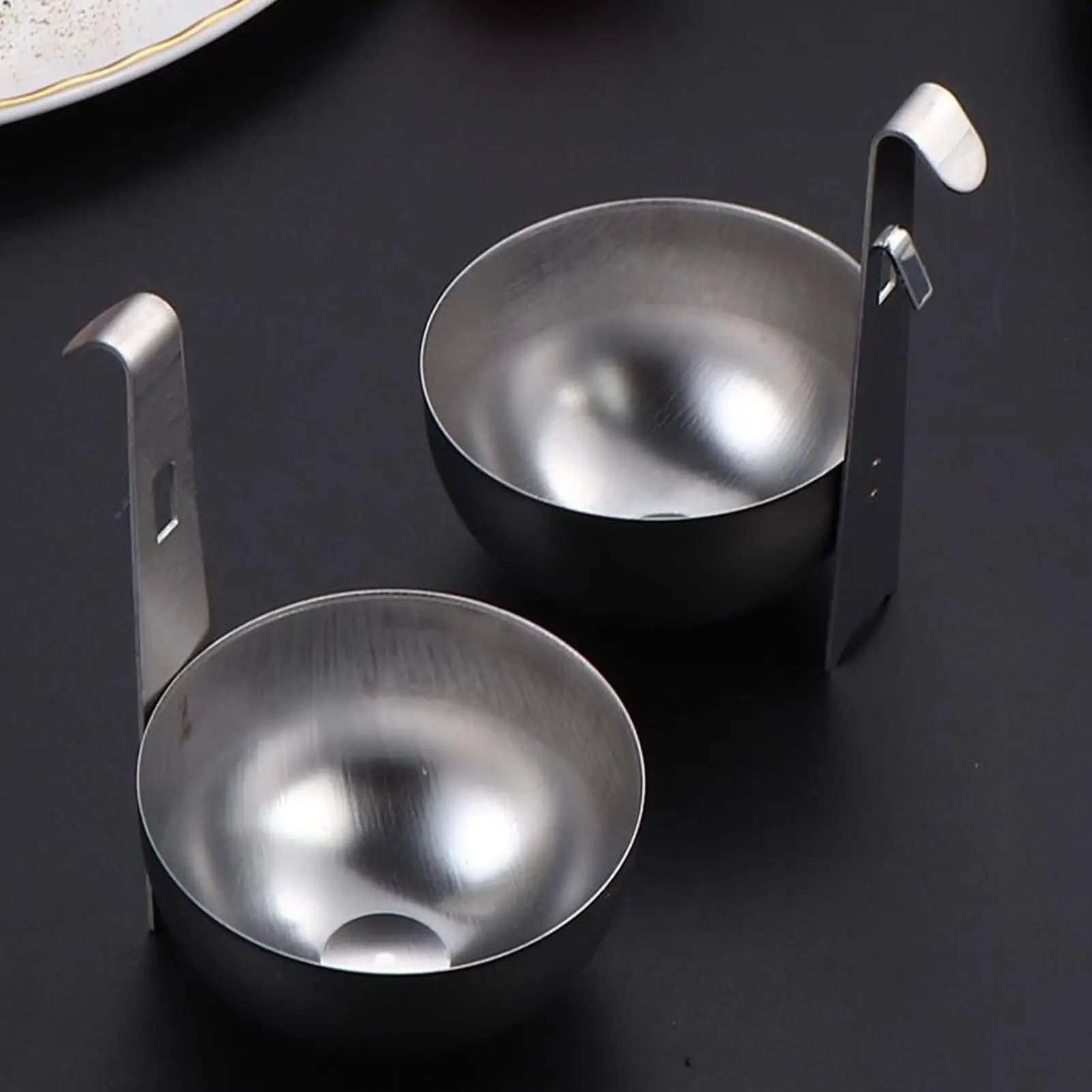 Stainless Steel Egg Poacher Hangable Egg Boiling Mold Water Wave Egg Cooker Kitchen Cooking Steaming Gadgets Cookware