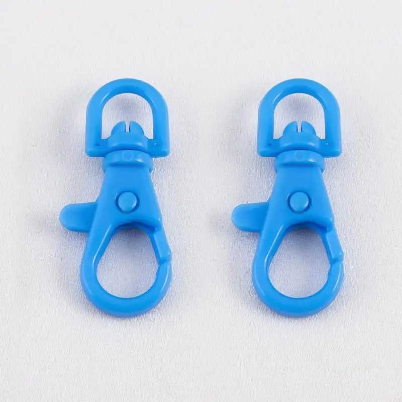  Set of 20 Assorted Color Plastic Jewelry Clasps Secure Fasteners Jewelry Making Finding for Necklace Bracelet Design