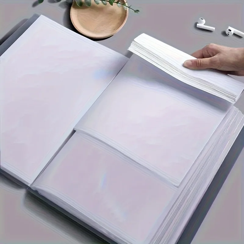 1pc A4 Folder Suitable for High Transparency And Durable Document Storage in Offices, Schools,Portable,Ideal for Study Supplies