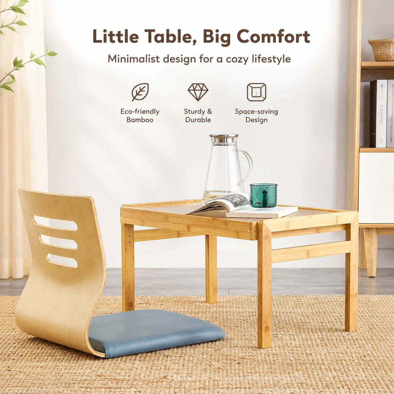 Japanese Style Legless Chair Design Home Tatami Backrest Seat High Elasticity Sponge Floor Chairs Living Room Furniture