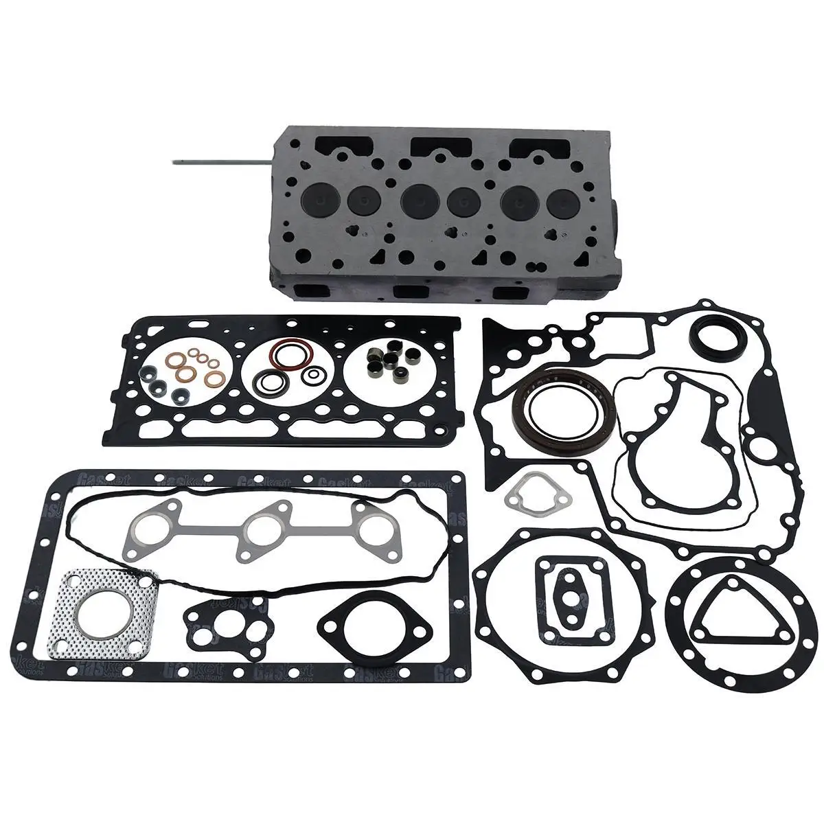 D902 D902-EF01 Complete Cylinder Head & Gasket Set For Bobcat Track Loader MT55