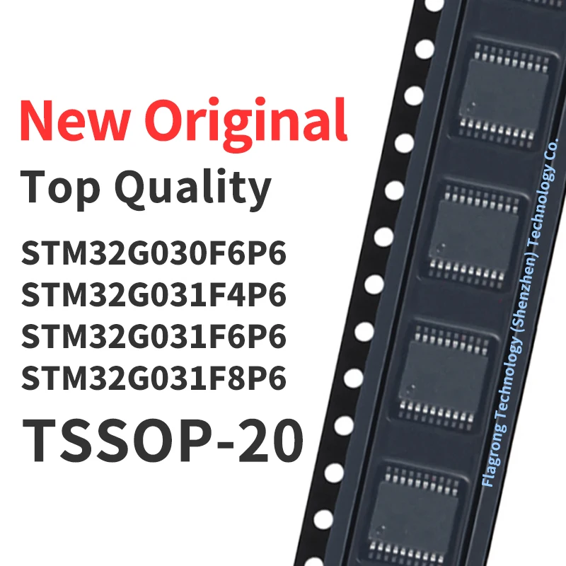 10 Pieces STM32G030F6P6 STM32G031F4P6 STM32G031F6P6 STM32G031F8P6 TSSOP-20 Chip IC New Genuine