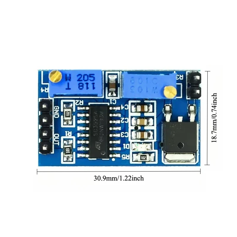 

3pcs SG3525 PWM Controller Module Adjustable Frequency Duty Cycle Square Wave Generator for Arduino DIY