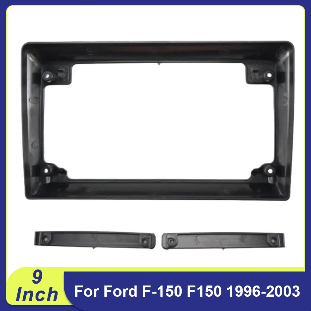 

9-дюймовая рамка-адаптер 2DIN для Ford F-150 F150 1996-2003 с декодером Canbus и установочным комплектом для Android-магнитолы