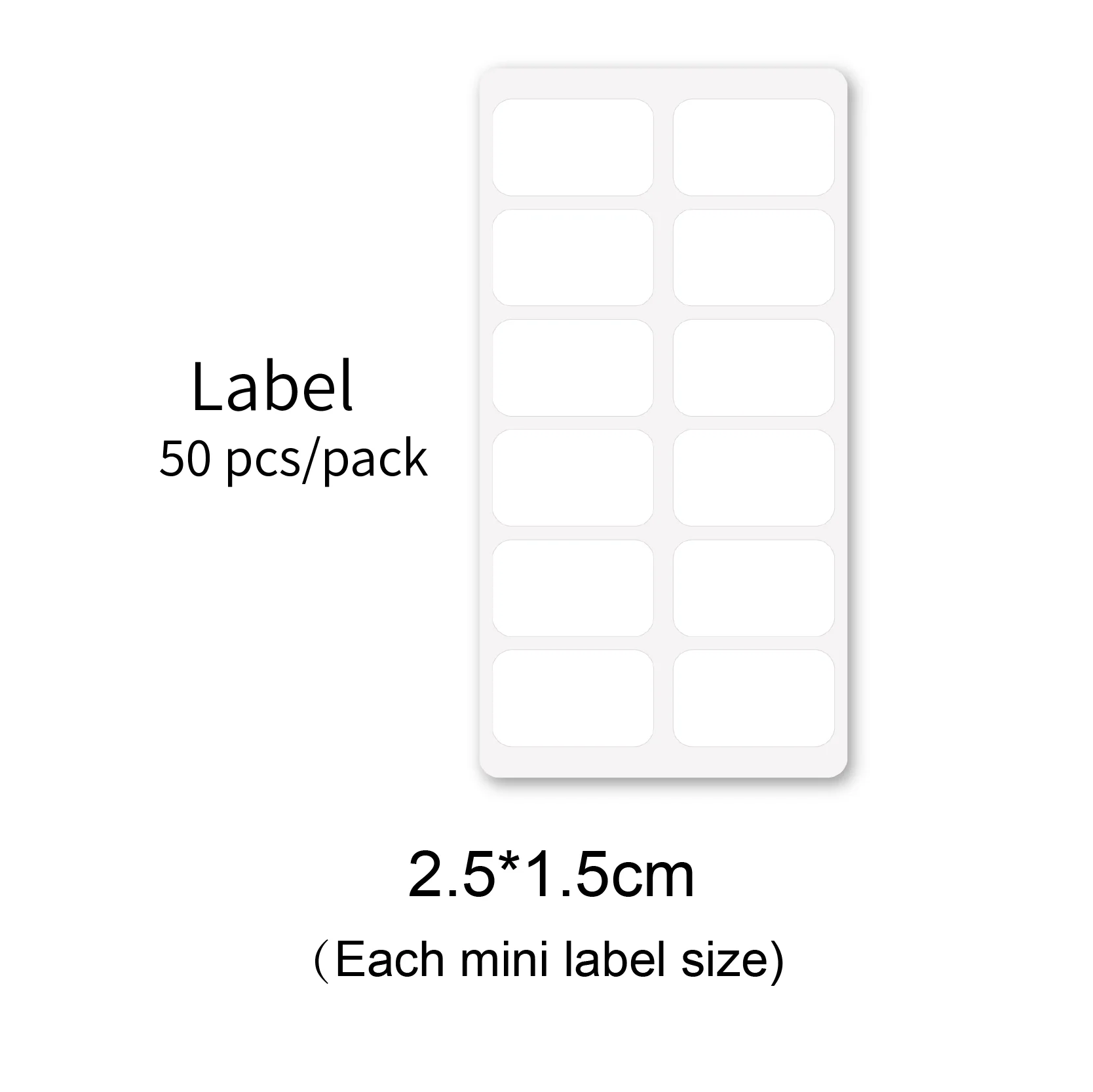 

CardJoin color Label Printing Paper Self-adhesive sticker Home items classification