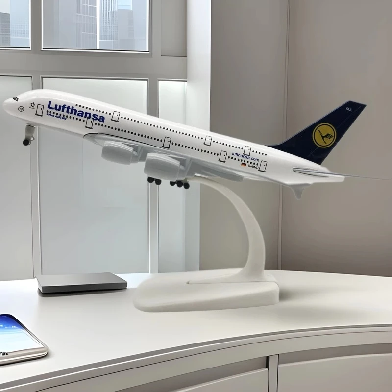Flugzeuge Modell 20CM Flugzeug Spielzeug Für Kinder A380 Luthansa Airlines Flugzeuge Legierung Material Luftfahrt Simulation Modell Flugzeug Teile