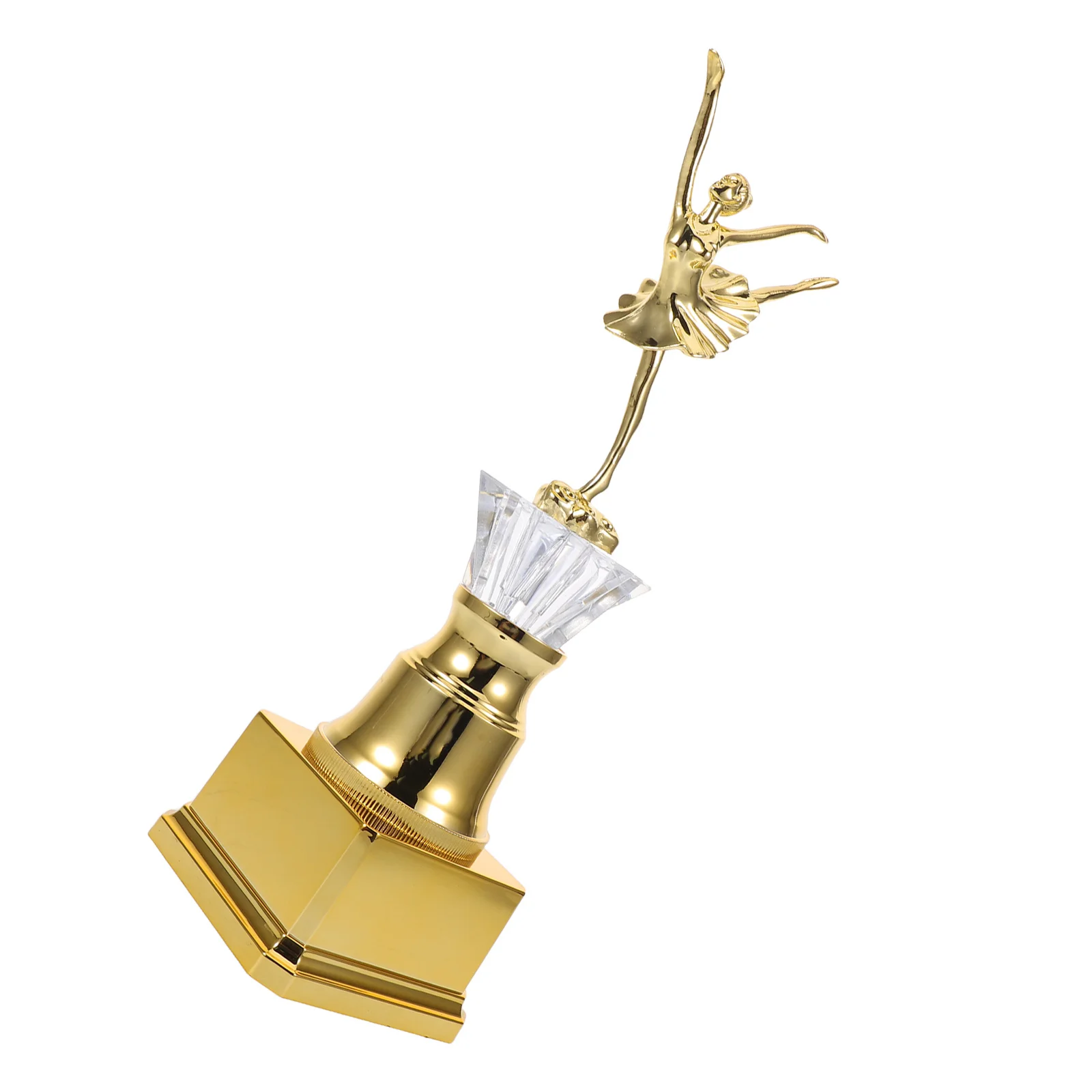 

Mini Ballet Dance Trophy Golden Plastic Award Cup for Dance Competitions Sports Winners Party Prizes Souvenir Trophies for Kids