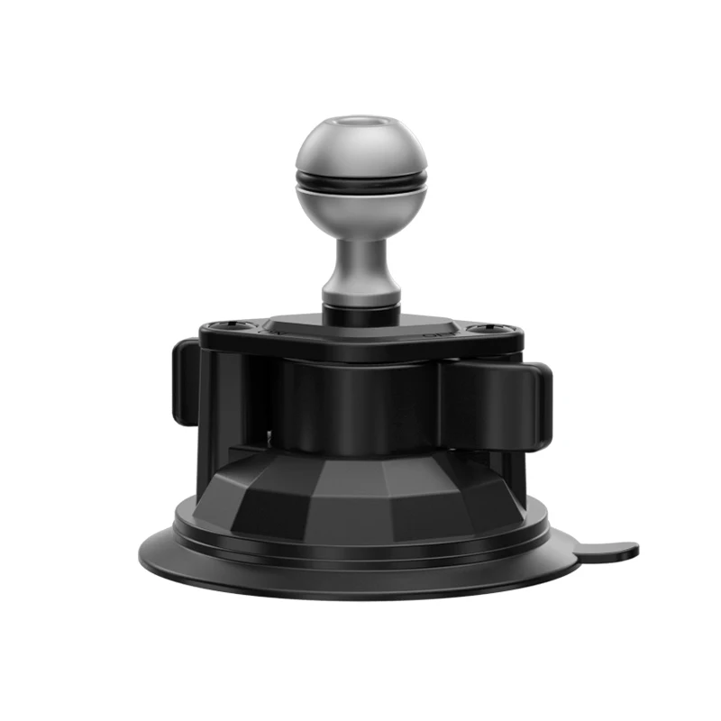 مثبت كوب شفط بقفل ملتوي مع فتحة مترابطة ، محول مشترك كروي 1 بوصة ، مثبت هاتف السيارة للرام ، مقبس مزدوج