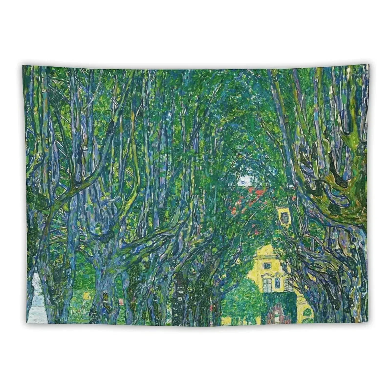 Avenue in the Park of Schloss Kammer, by Gustav Klimt Tapestry Home Decorators Room Aesthetic Tapestry