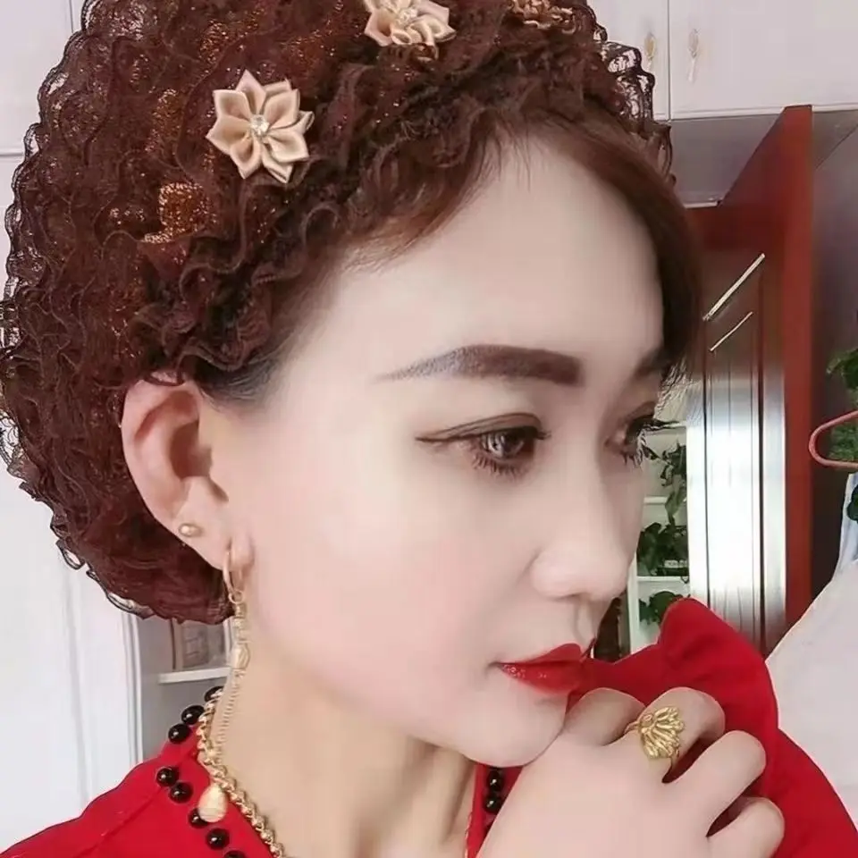 숙녀 여름 얇은 레이스 모자 패션 뷰티 흰 머리 모자 어머니 모자 공작 편의 홈