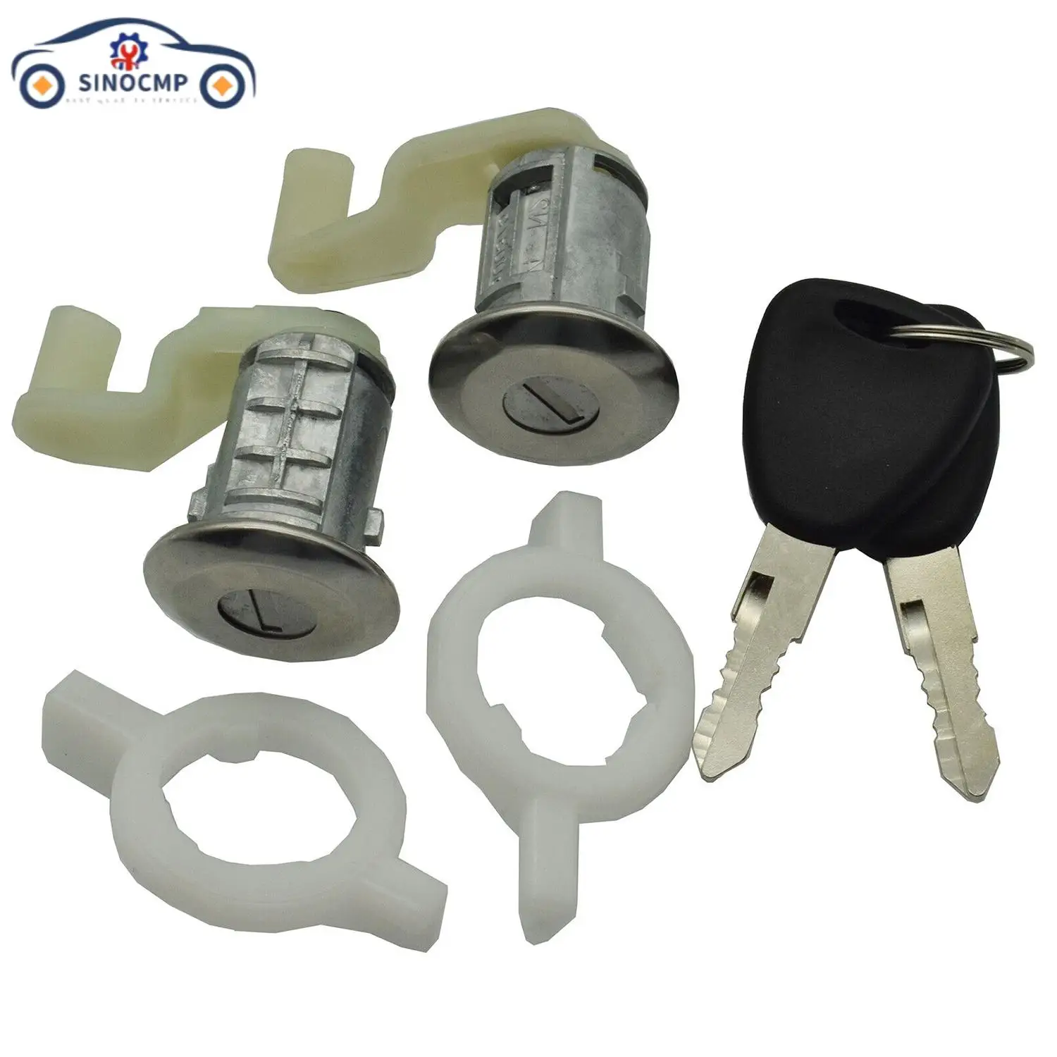 

Цилиндр дверного замка с 2 ключами, набор для Renault Clio II Master Scenic, система запуска без ключа, система автомобильного замка, автомобильные детали