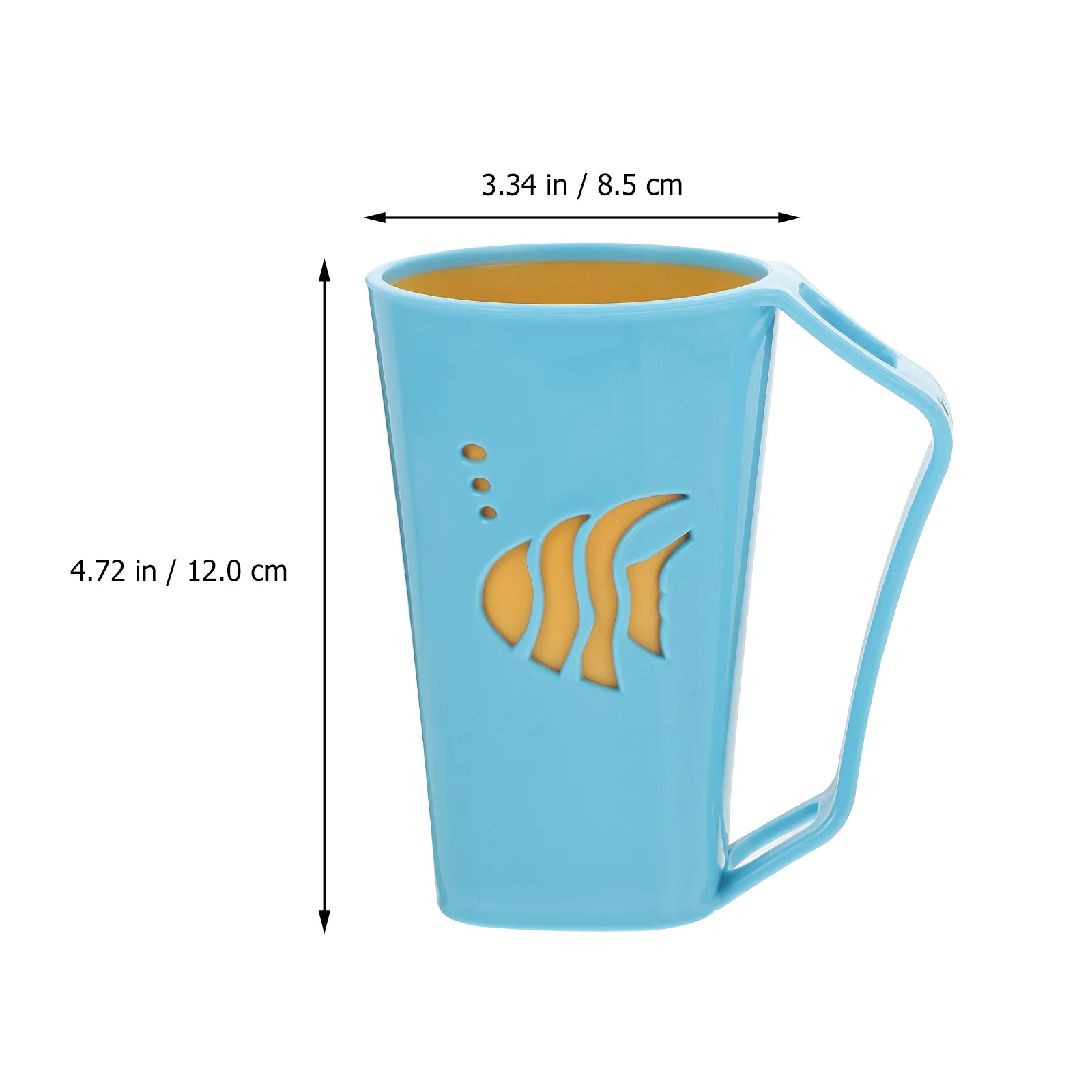 2pcs Bathroom Toothbrush Holder Set – Toothpaste Organizer, Gargle Cup & Travel Tumbler for Home or Travel