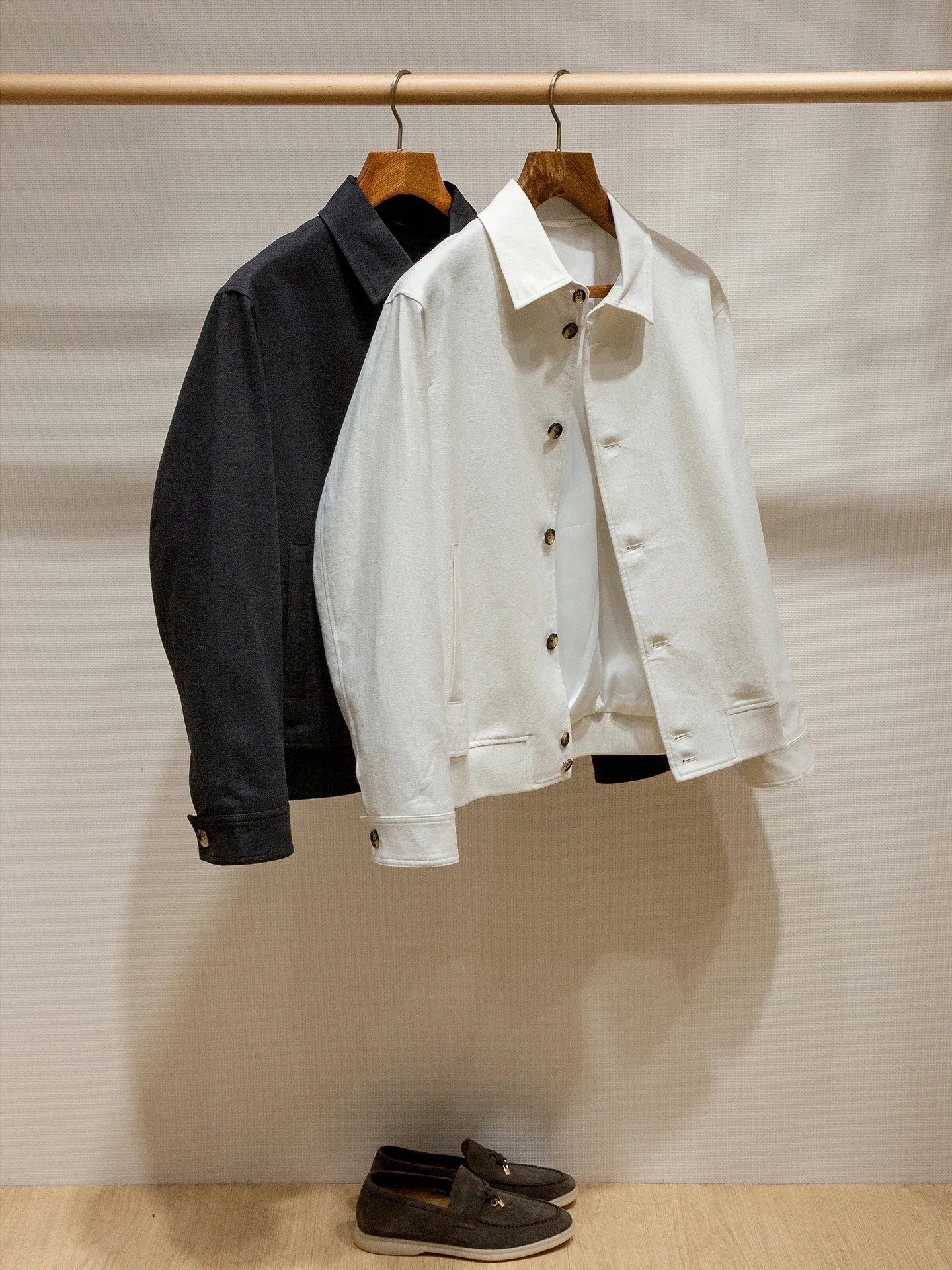 

BC linen blend fall lapel casual jacket