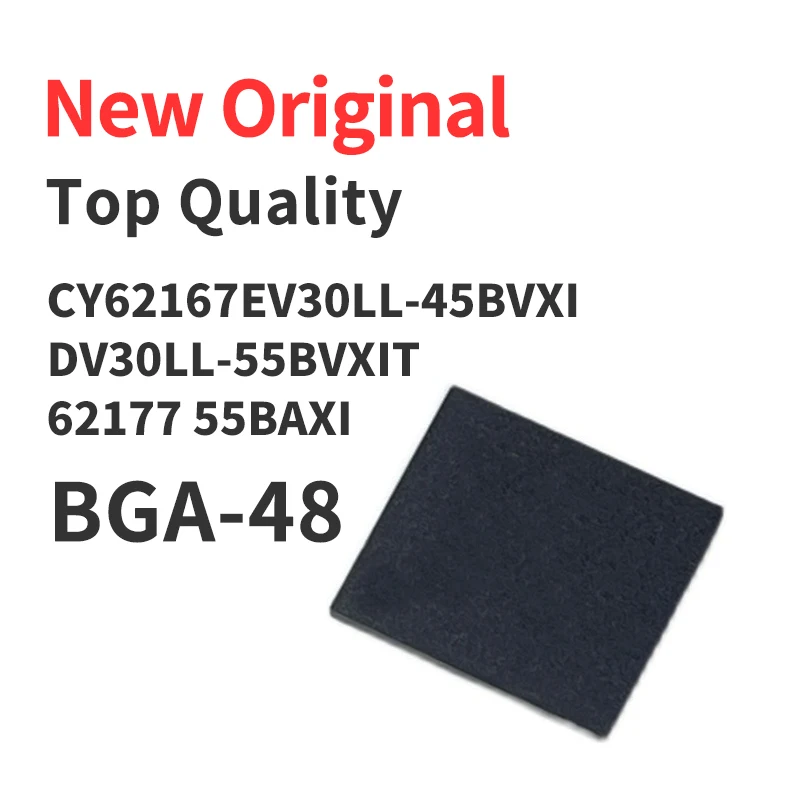 1 Piece CY62177DV30LL-55BAXI CY62167DV30LL-55BVXI CY62167EV30LL-45BVXI CY62177EV30LL-55BAXI BGA48 Chip IC New Original