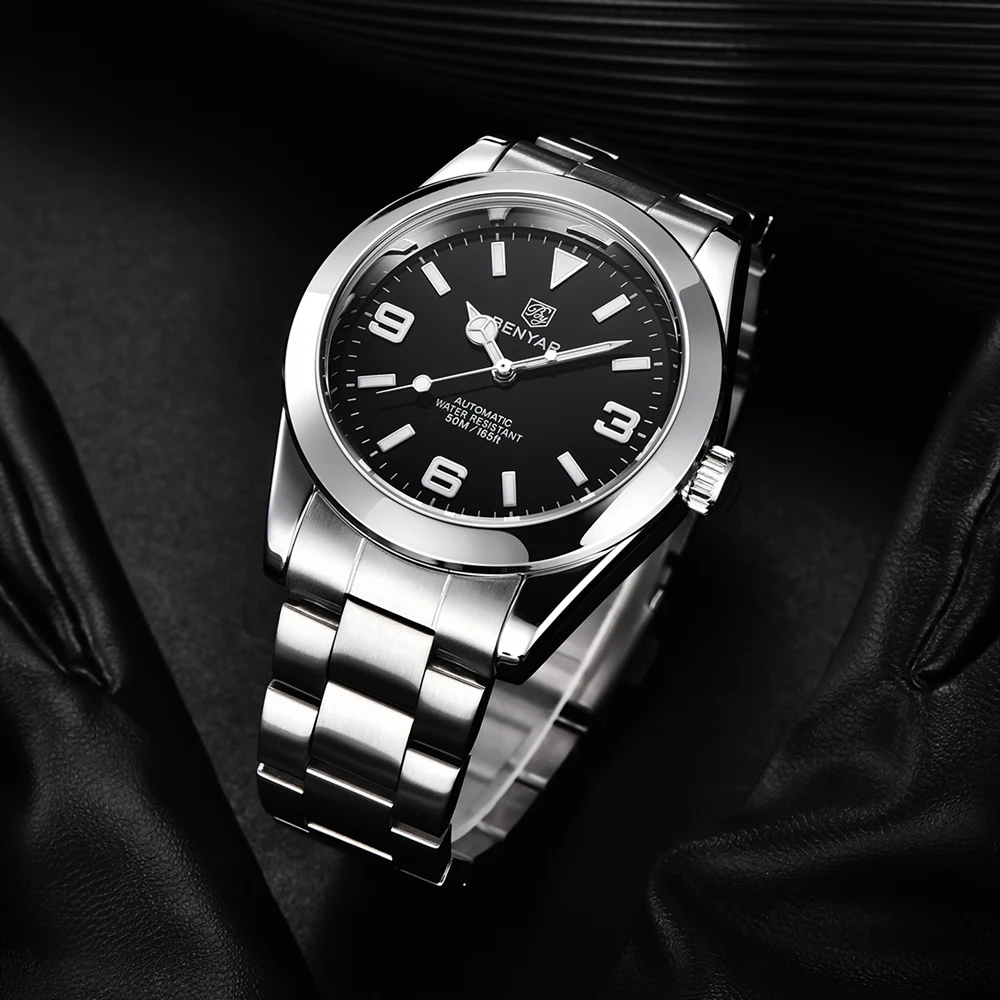 2025, neue BENYAR männer Mechanische Uhren Top Luxus Automatische Uhr Für Mann Wasserdicht Edelstahl Sport Männer Geschenk Uhr