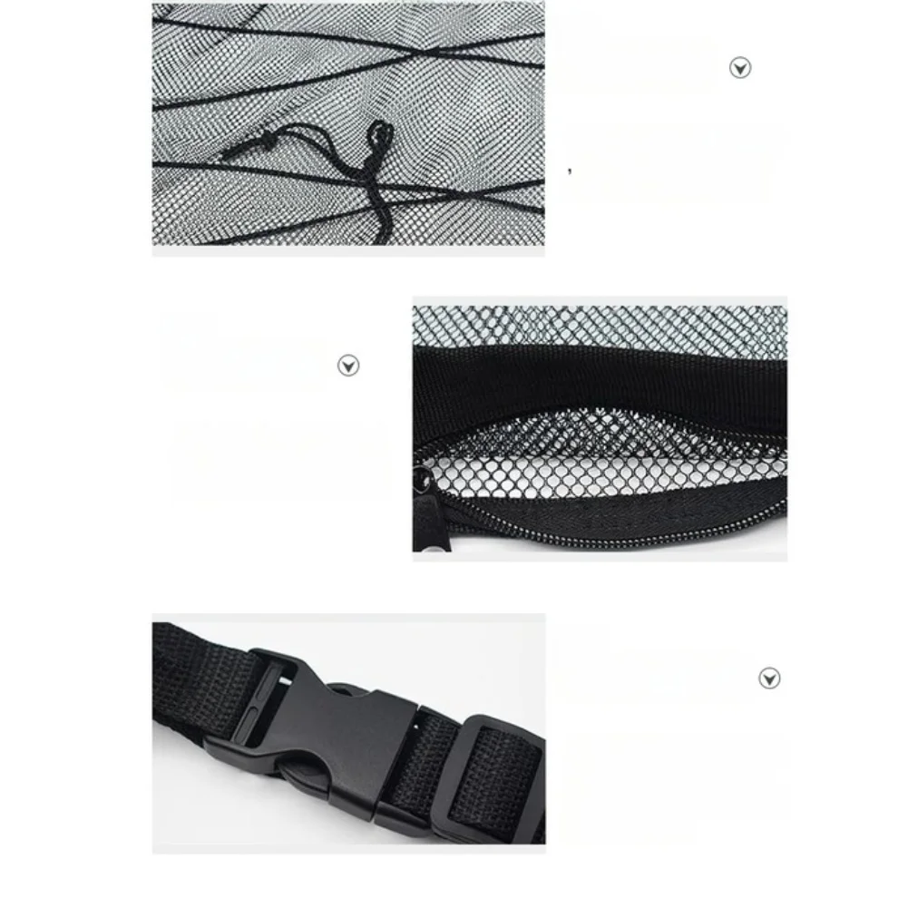 Mesh Cargo Net For Car Storage Car-Net Pocket Storage Stretchable Mesh Pocket Net Wall Sticker Organizer Pouch Bag Outdoor Tools