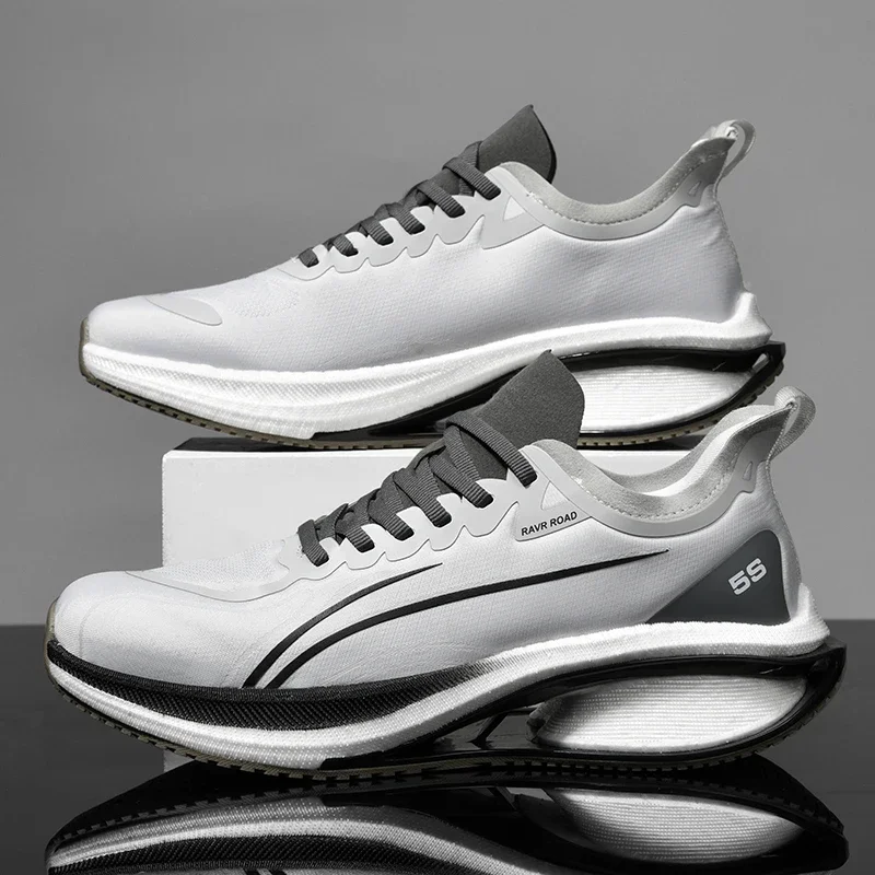 Marathon Men's Running Shoes for Women Mesh Jogging Sports Shoes High-quality E-TPU Sole Sneakers Men Athletic Training Shoes