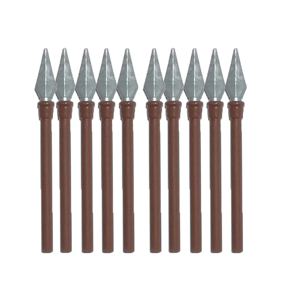 MOC Military Medieval Building Blocks Solider Castle Knights Figures Gifts Weapons Crusade Helmets Crown Spear Mini Bricks QT012