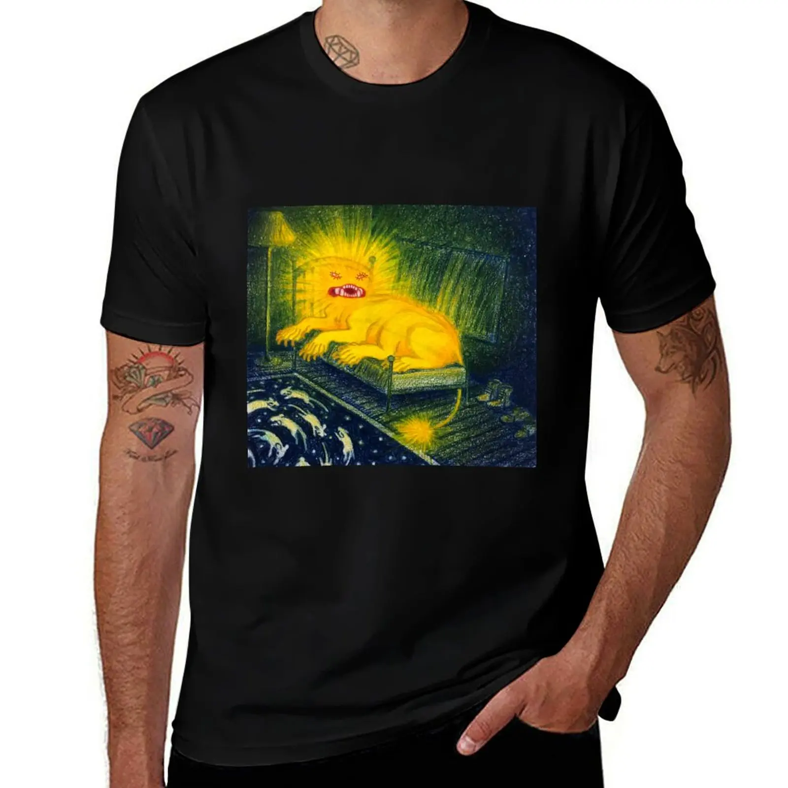 The angel came to me in a fever hallucination, perched upon my bed as I returned from the bathroom. T-Shirt