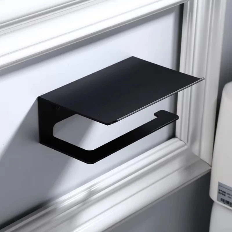 

Tissue Holder Wall-Mounted Bathroom Accessories Mobile Phone Rack Toilet Rack Tissue Box