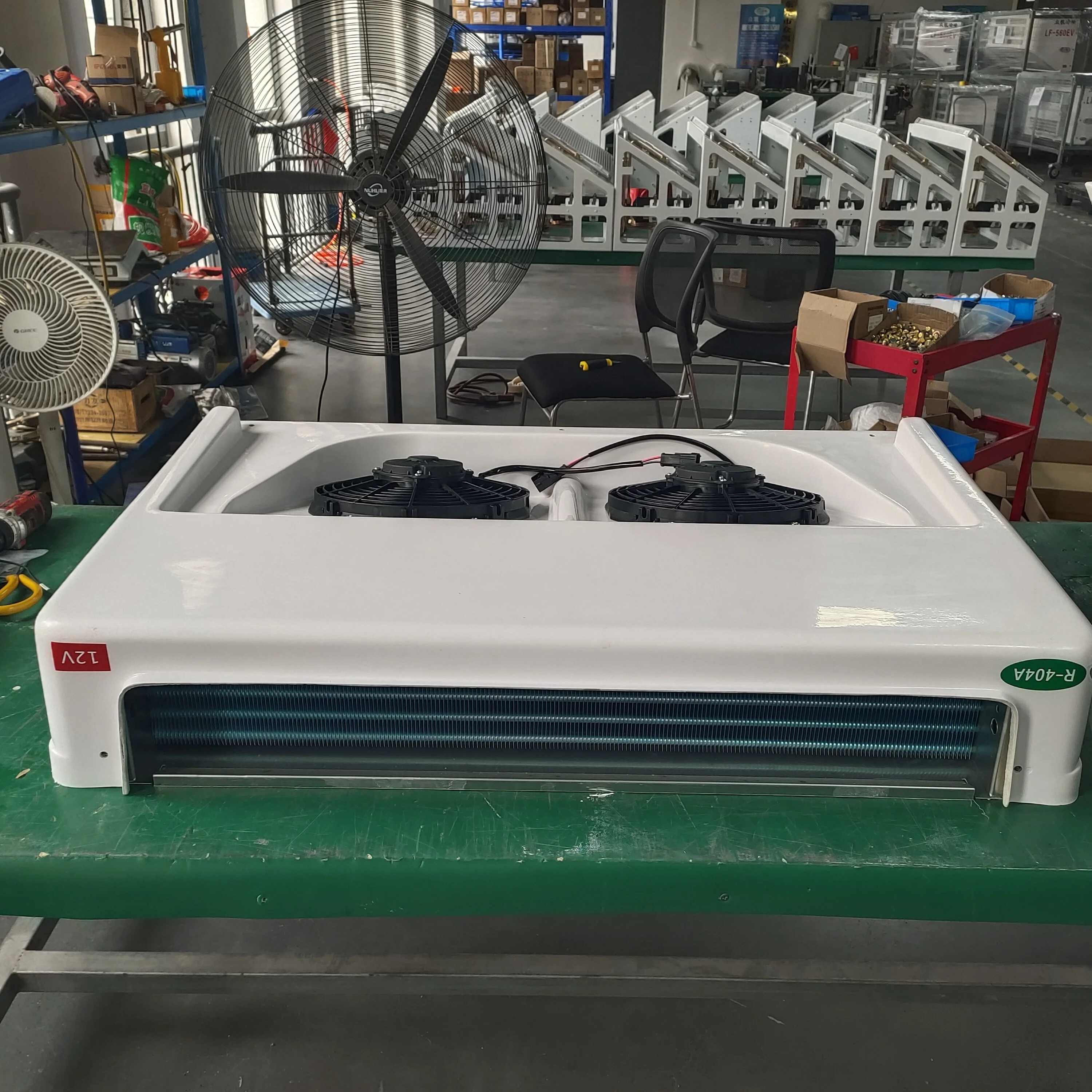 RGFROST Mini Refrigerating Evaporator R404A Refrigerant Parallel Flow Condenser For Refrigerated Truck