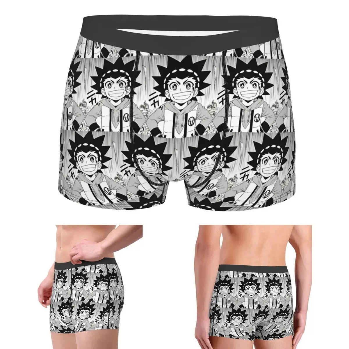 

Boxer Underpants Shorts Beyblade Burst Valt Aoi The Wonder Boy Panties Men Breathable Underwear for Homme Man Boyfriend Gift