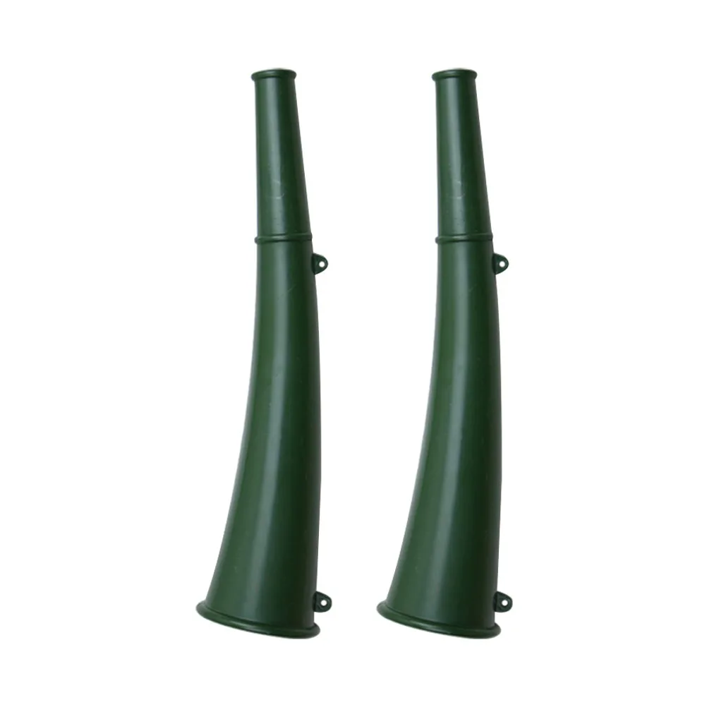 2 Pcs Horn Iron Copper Portable Outdoor Training Horn Camping Football Party Green Training Boat Attachment