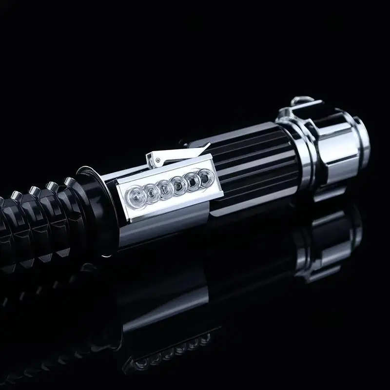 Metal lightsaber Obi Wan restored sword APP motion sensing pixel telescopic laser sword pixel color changing toy cosplay prop