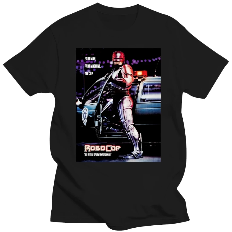 

Футболка и наклейки с постером фильма 84Robocop