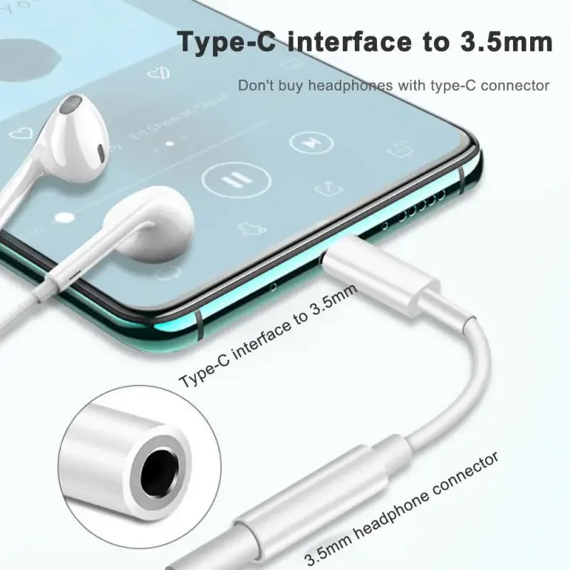 Pin to 3.5mm Jack AUX Cable For 13 12 11 male to female Adapter Headphone Connector Audio Splitter for iOS 14 Above