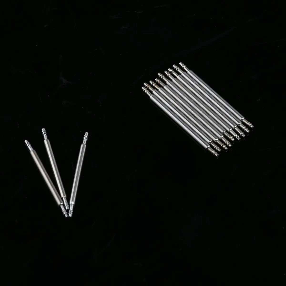 360pcs Stainless Watch Band Pins Spring Bars 18 Sizes Repair Stainless Steel Spring Bar Tools Silver Durable Metal Strap Link