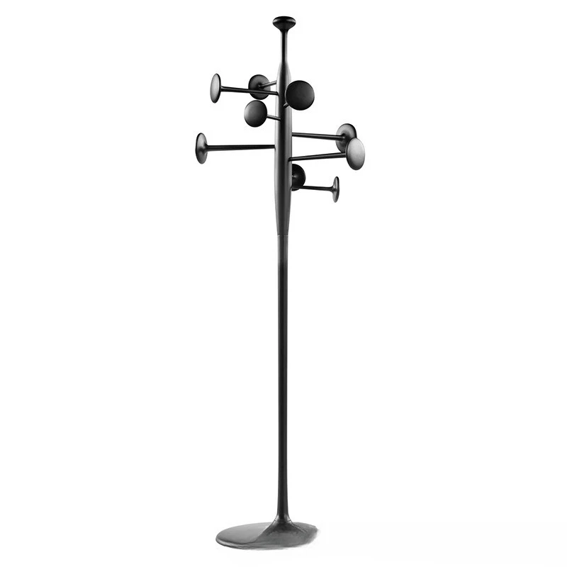 Floor-to-ceiling coat rack Villa model room Aluminum alloy industrial wind hanger
