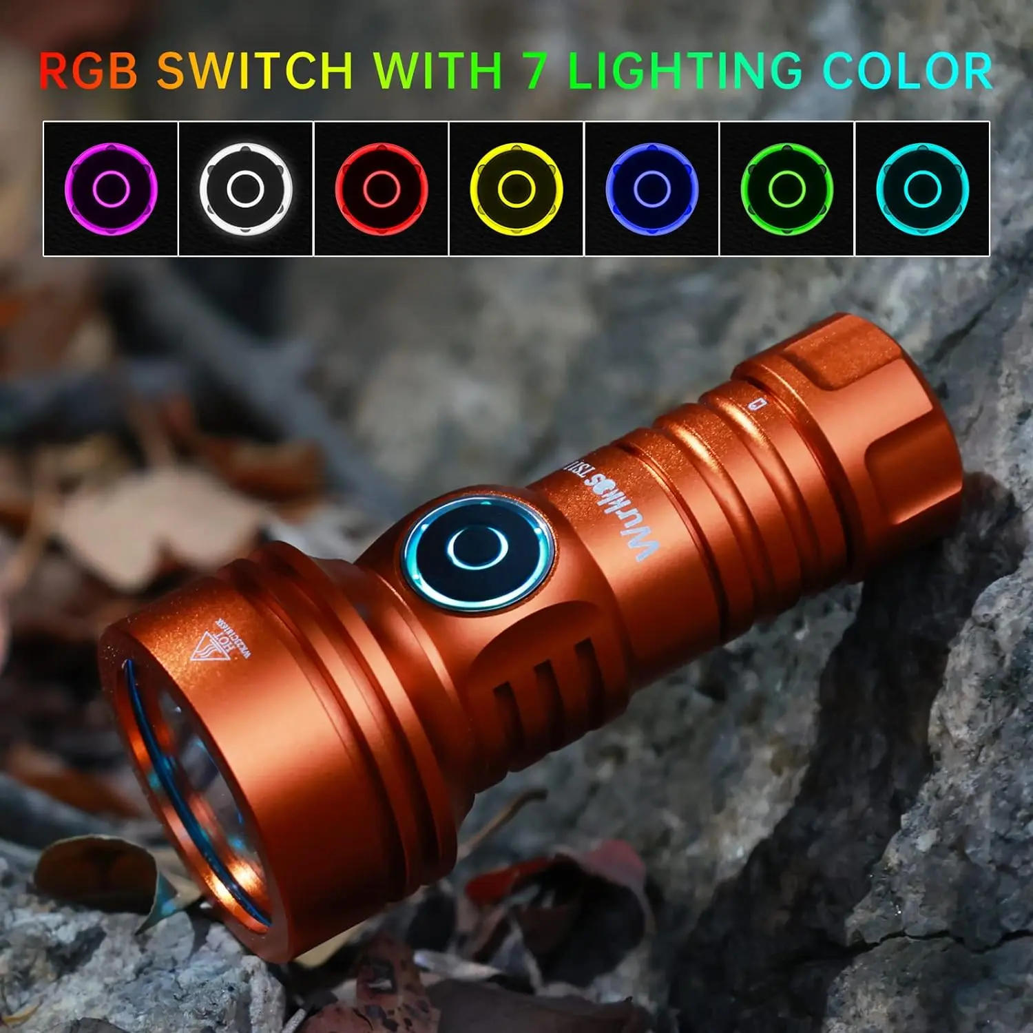 Wurkkos-TS11 Mini 18350 Flashlight USB C Rechargeable EDC SFT40 Torch Powerful 2000LM RGB Auxiliary IP68 Waterproof Anduril 2.0