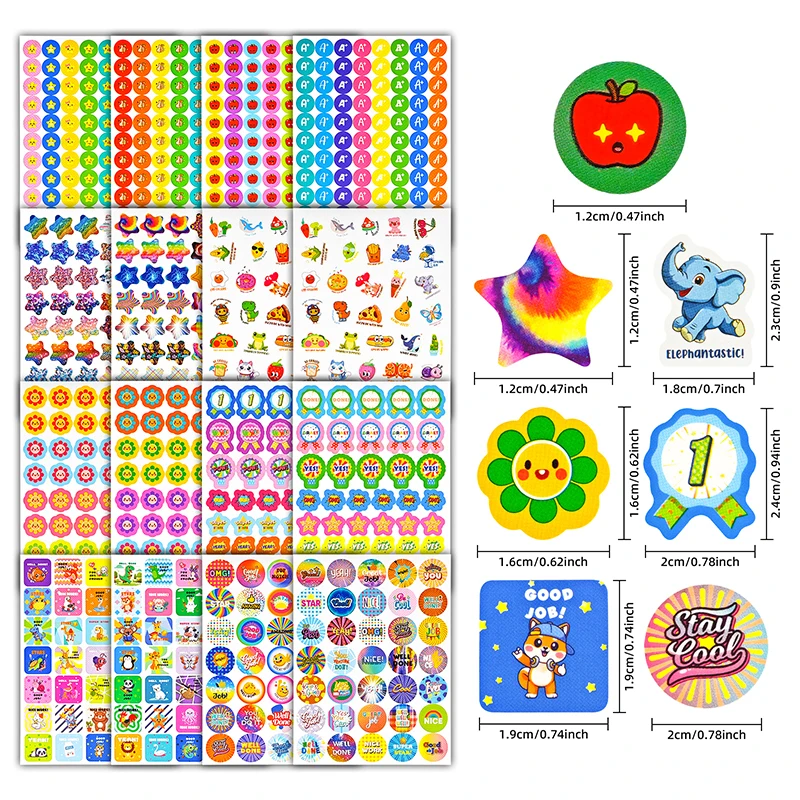 ملصقات تحفيزية للفصول الدراسية للأطفال والطلاب، ملصقات صغيرة لرسوم المكافآت، هدية العودة إلى المدرسة، دراسة مكافأة للأطفال #2
