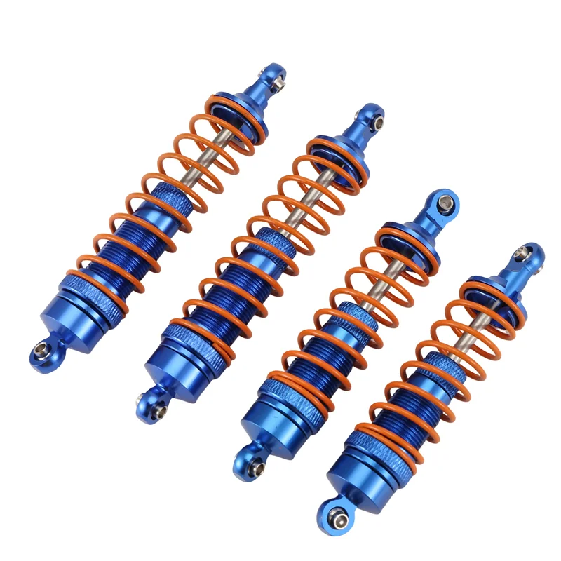 Excellent-4Pcs Metall Vorne Und Hinten Stoßdämpfer Für Traxxas Slash Rustler Stampede Hoss 4X4 VXL 1/10 RC Auto Upgrade Teile