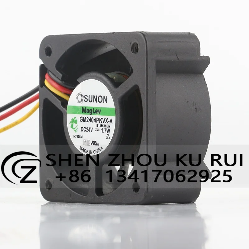 GM2404PKVX-A Case Fan for SUNON DC24V 1.7W 40X40X20mm 4CM 4020 Three-wire Frequency Reduction Axial Flow