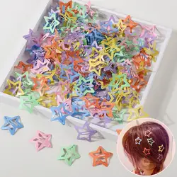20/40Pcs Candy Colors Star BB Hair Clips For Girls Lovely Hair Decorate Hairpins Kids Hair Accessories