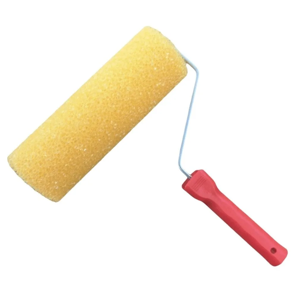 With Handle Texture Pattern Paint Roller Texture Tool Art Painting Seaweed Sponge Roller Brush Pattern Tool Sponge Paint Roller