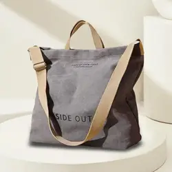 Sac à bandoulière avec poignée supérieure pour hommes et femmes, sac à provisions Hobo, sac en toile tendance pour les voyages, les sports de plein air, le travail, CommConsult