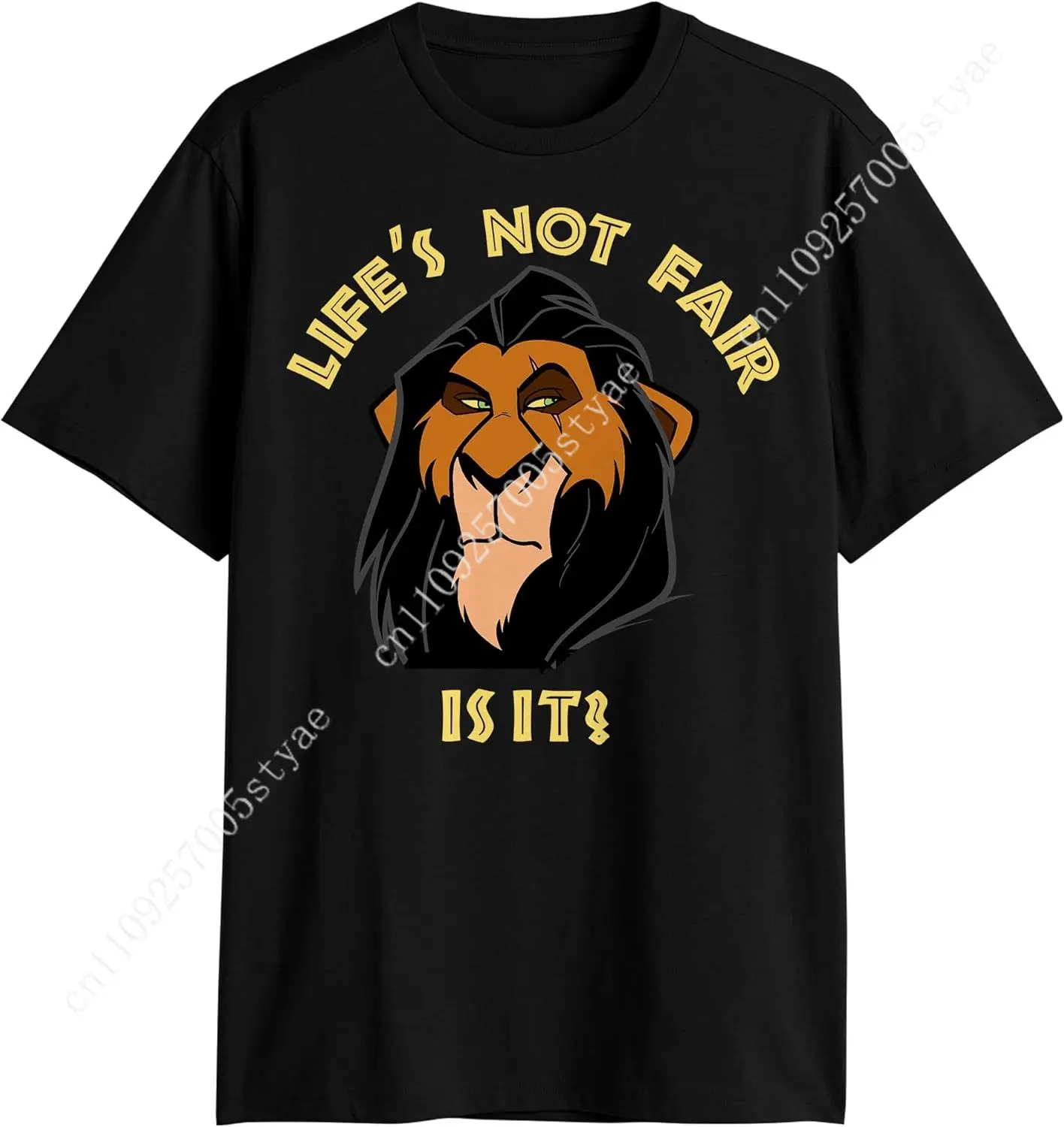 

Disney Lion King Scar Life's Not Fair is It T-Shirt