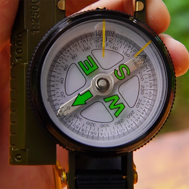 Description Picture 6 of itemMultifunctional Compasses Phosphorescent Lensatic Compasses Portability Compasses for Survival Training
