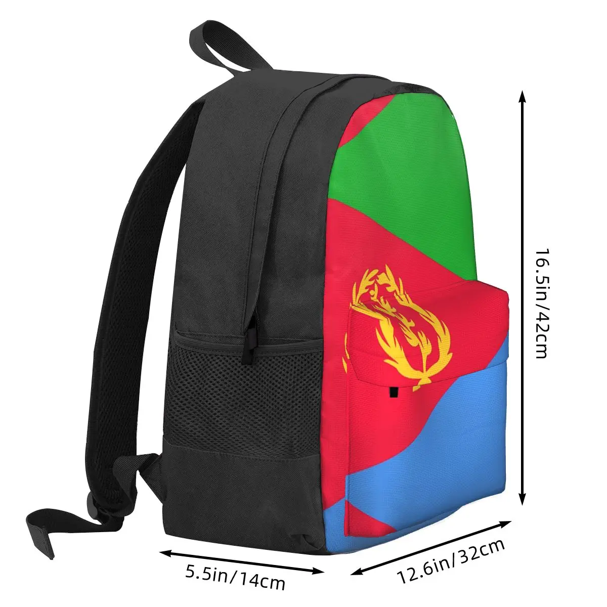 Eritreia Flag Mochilas escolares para crianças, Mochila infantil, Bolsa de ombro para meninos e meninas, Mochila para laptop