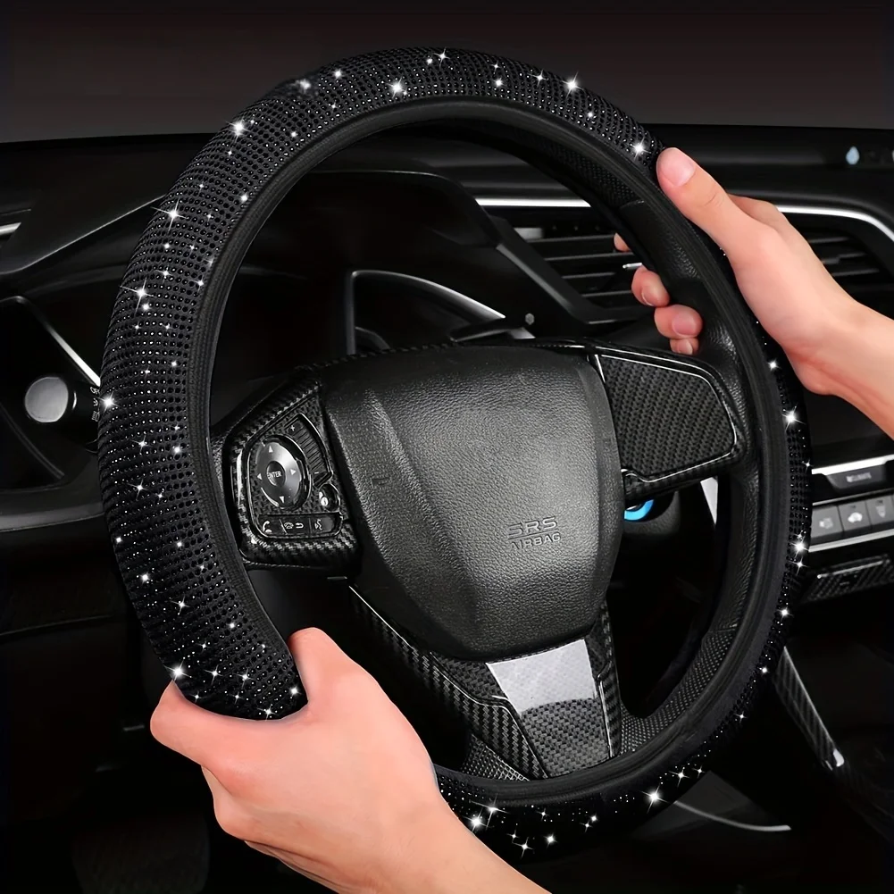 

1PC Diamond car steering wheel handle without inner ring, new all season universal